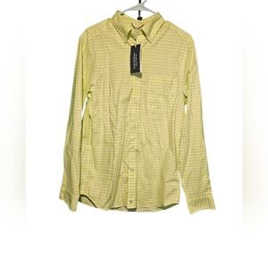 Vineyard Vines Mens NWT Lime Green Checkered Button Down Shirt Small